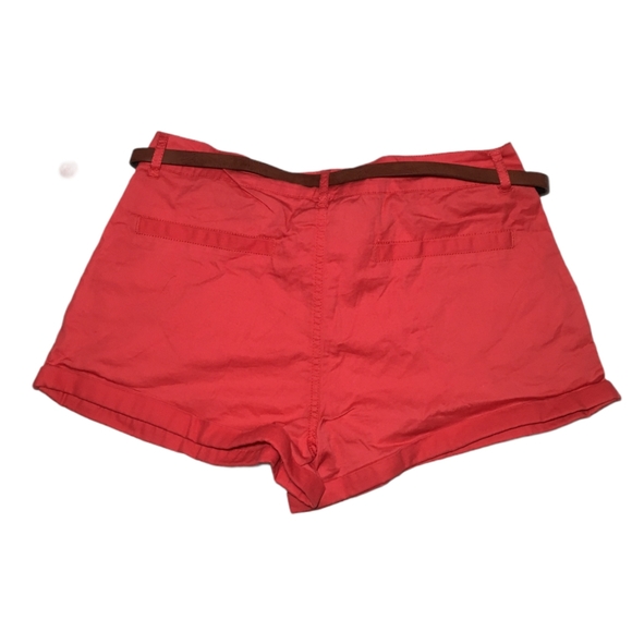 Ci Sono NWT Cargo Shorts Coral Belt Sz M - Picture 4 of 5